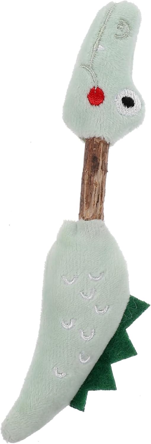 Cat Toy - Silvervine Chew Stick Plush Teaser - Dinosaur / Giraffe / Lobster / Pig