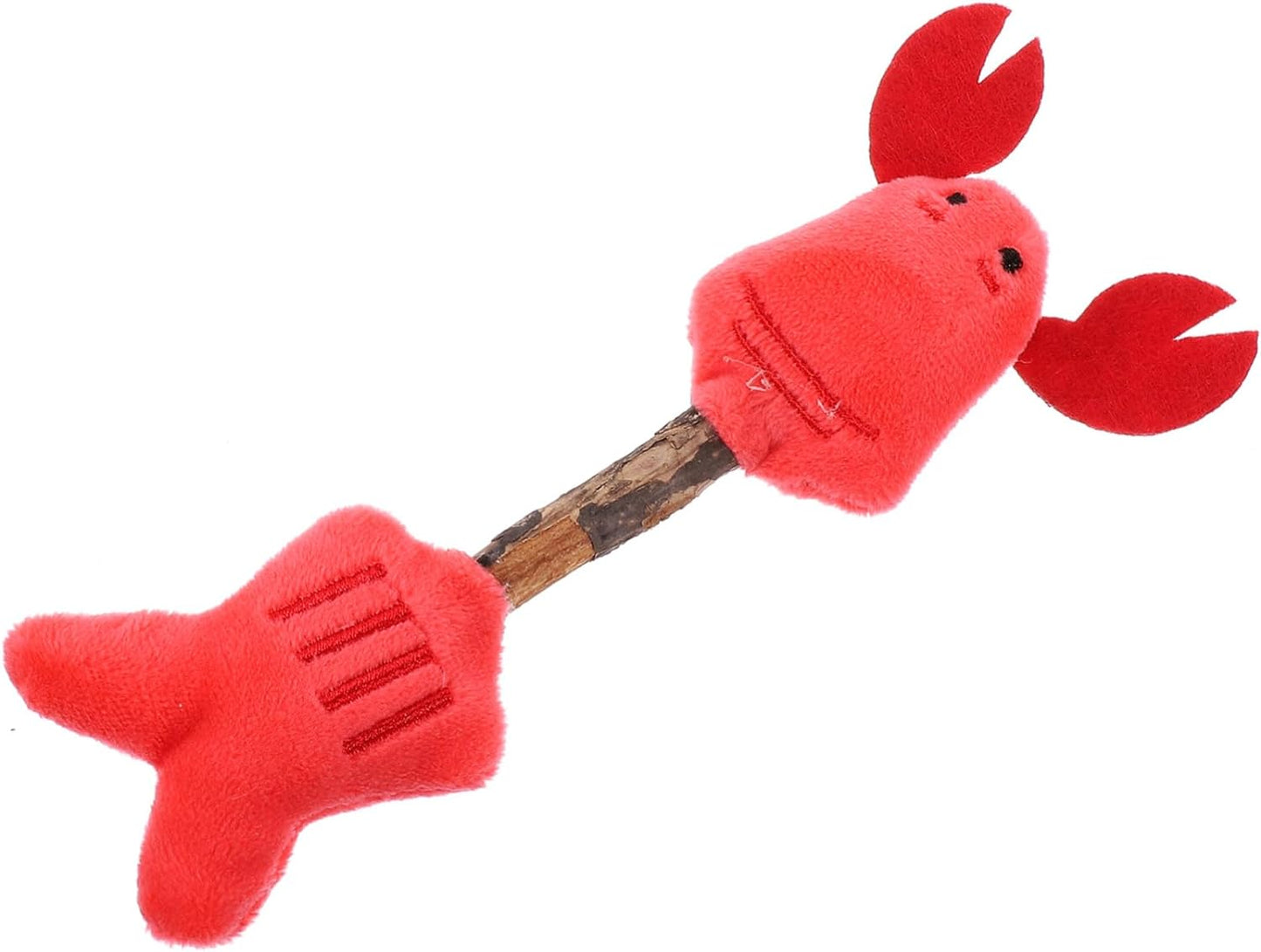 Cat Toy - Silvervine Chew Stick Plush Teaser - Dinosaur / Giraffe / Lobster / Pig
