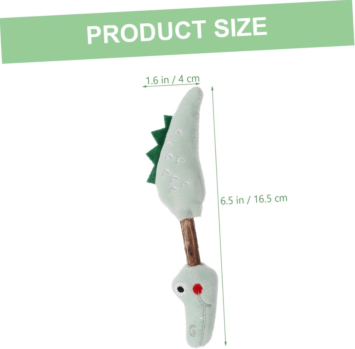 Cat Toy - Silvervine Chew Stick Plush Teaser - Dinosaur / Giraffe / Lobster / Pig