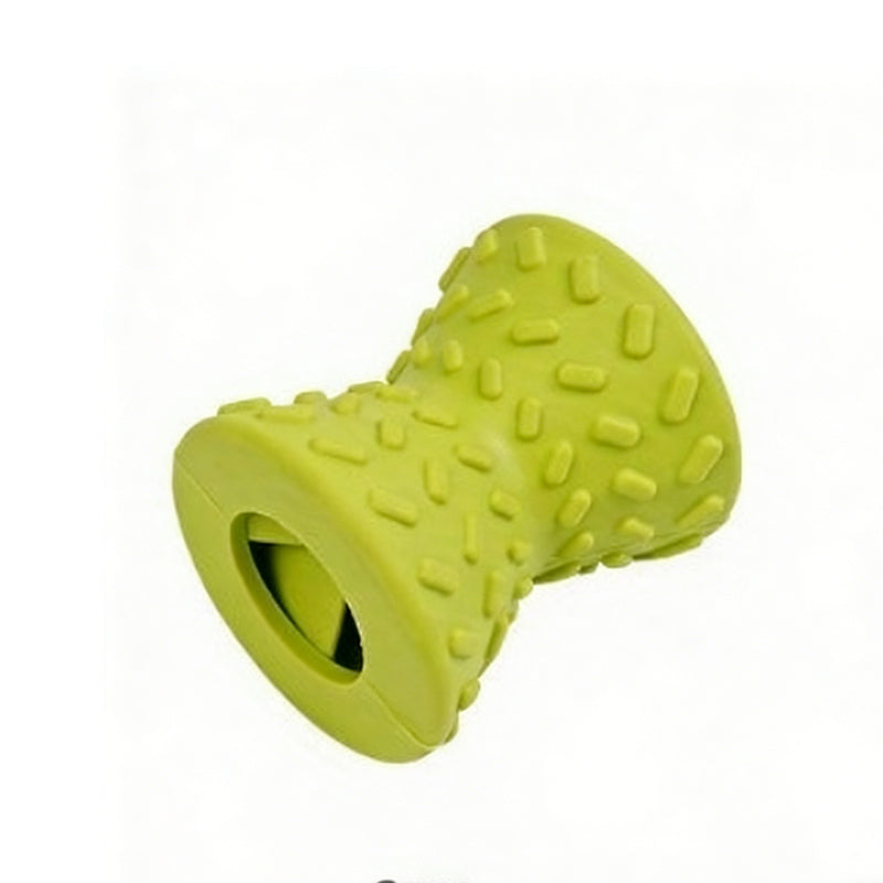Dog Chew Toy - Natural Rubber Teeth Cleaning - Green