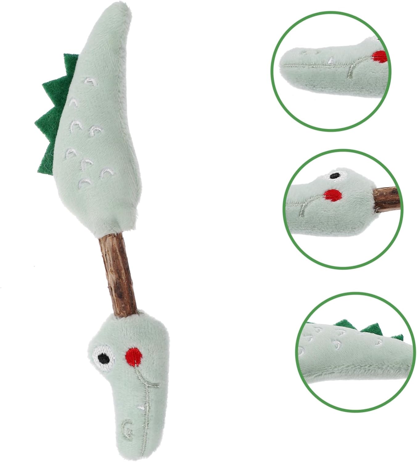 Cat Toy - Silvervine Chew Stick Plush Teaser - Dinosaur / Giraffe / Lobster / Pig